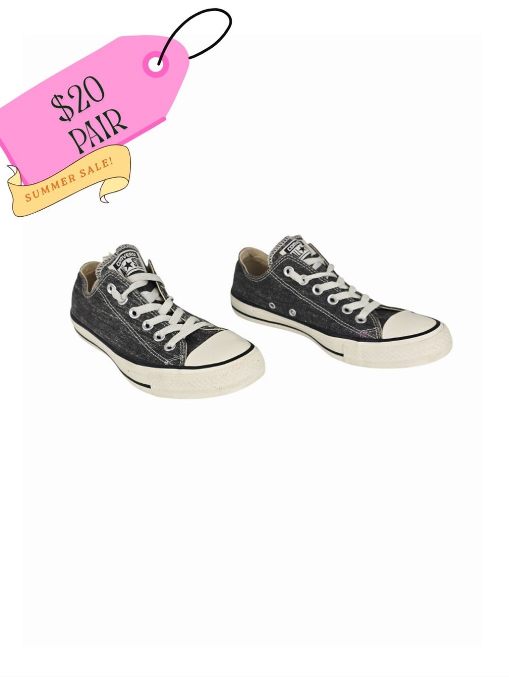 Converse Chuck Taylor All Star Low Top Sneakers in Grey